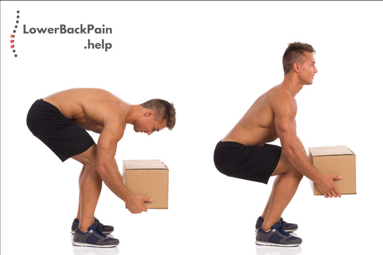 Incorrect And Correct Posture While Lifting Weight