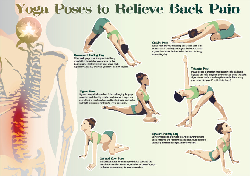 9 Beginner Yoga Poses to Relieve Lower Back Pain (With Pictures) — Yoga  Room Hawaii